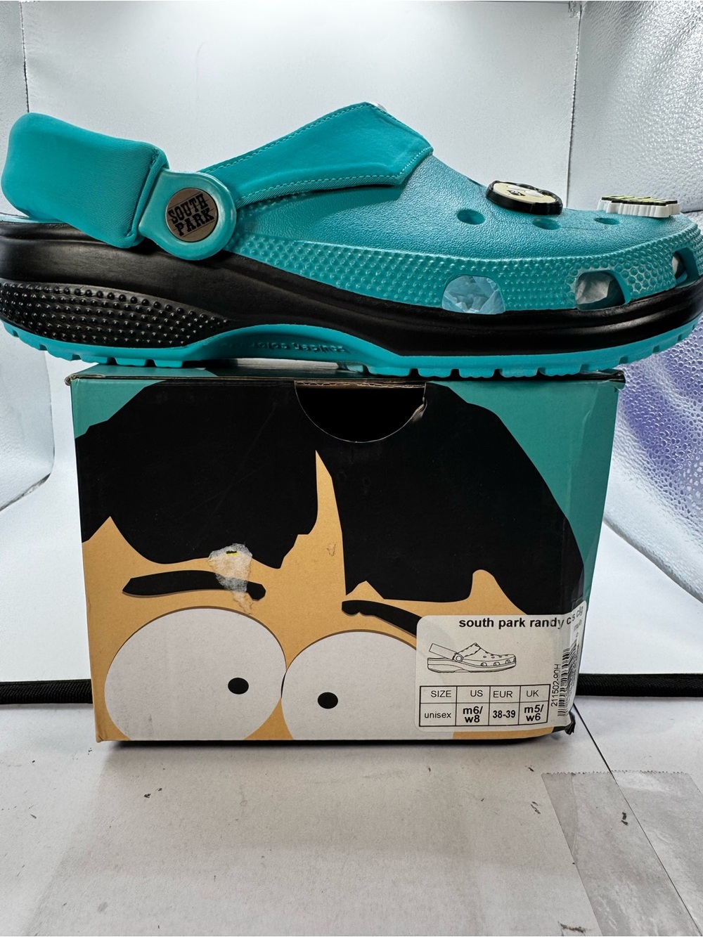 Men’s Teal Clog Sandals - Randy Edition